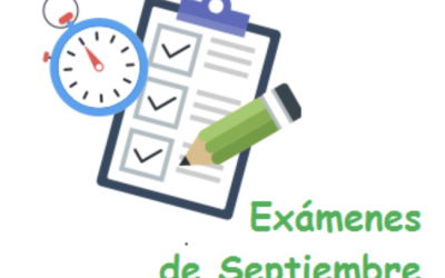 Calendario exámenes de septiembre 2023/2024 1º Bachillerato